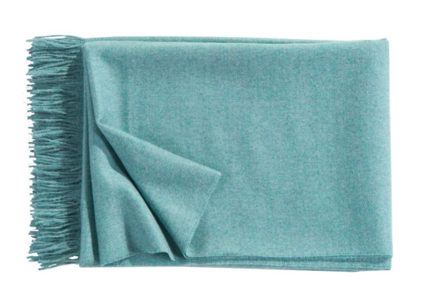 Fischbacher 1819 PURO Plaid, Aquamarine